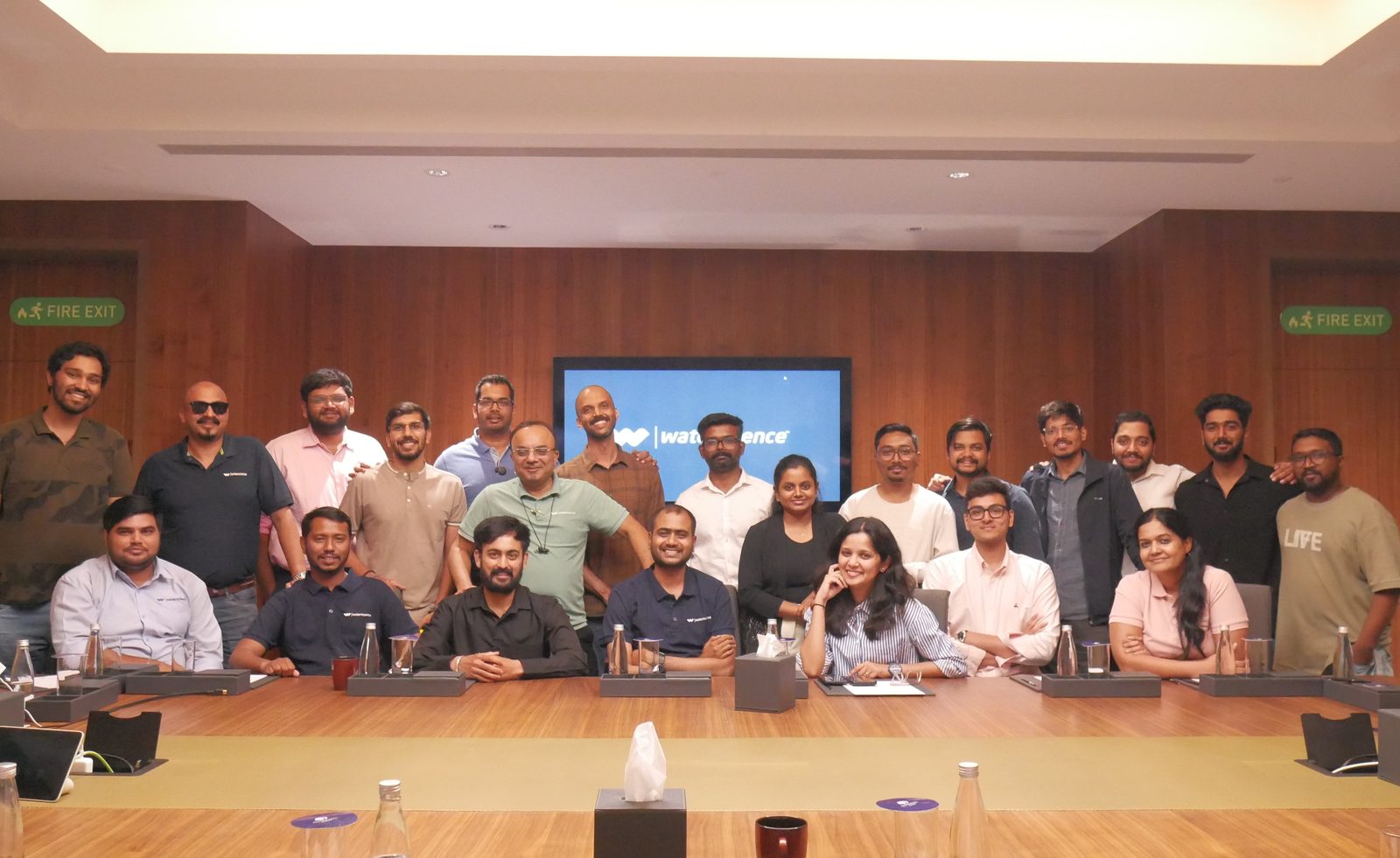 WaterScience team in the boardroom