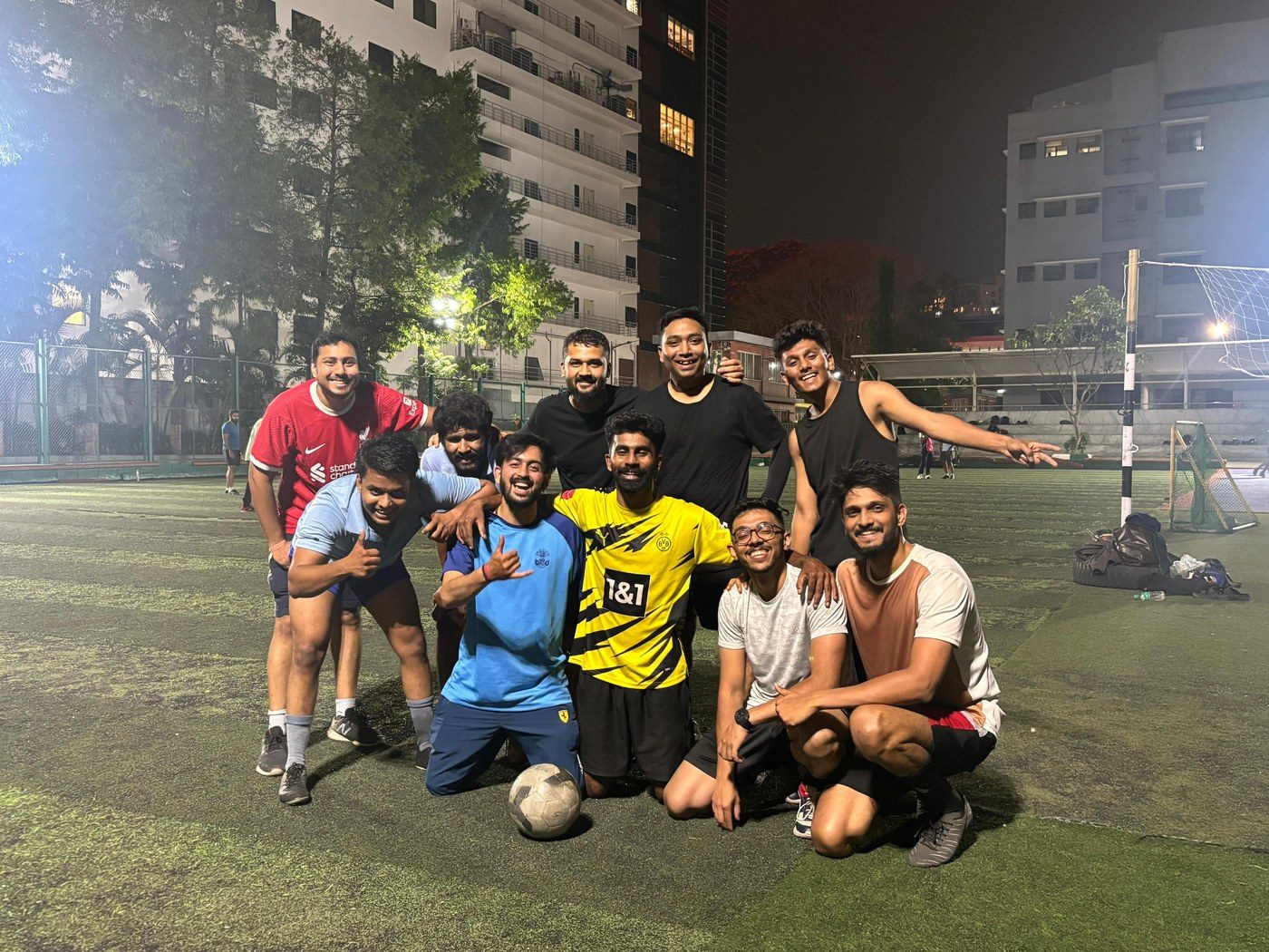 Team sports and games together
